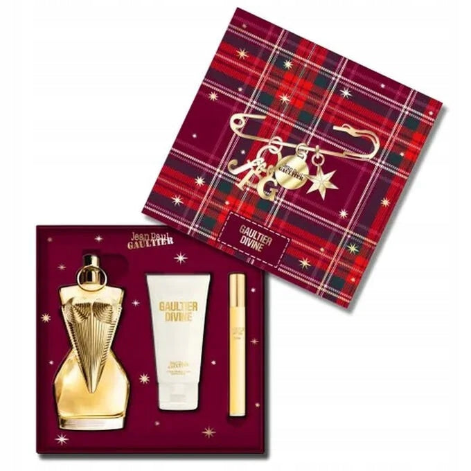 Set Jean Paul Gaultier Divine 100 ml EDP + 10 ml EDP + 75 ml lotion Packaging status original
