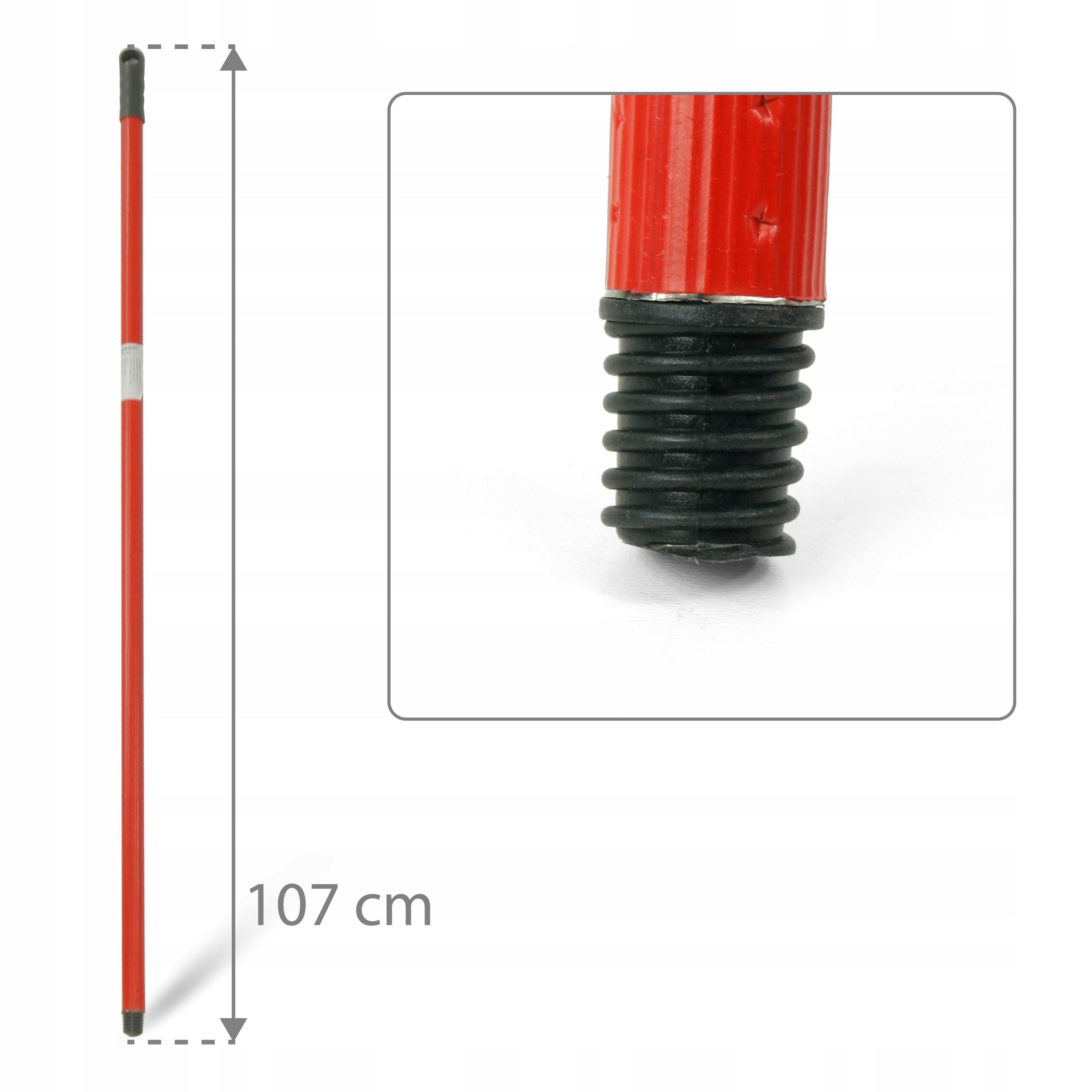 Set Mop TTS 350g + Plastic Stick 110cm with Italian Conical Thread Manufacturer code KO91111+TT1859