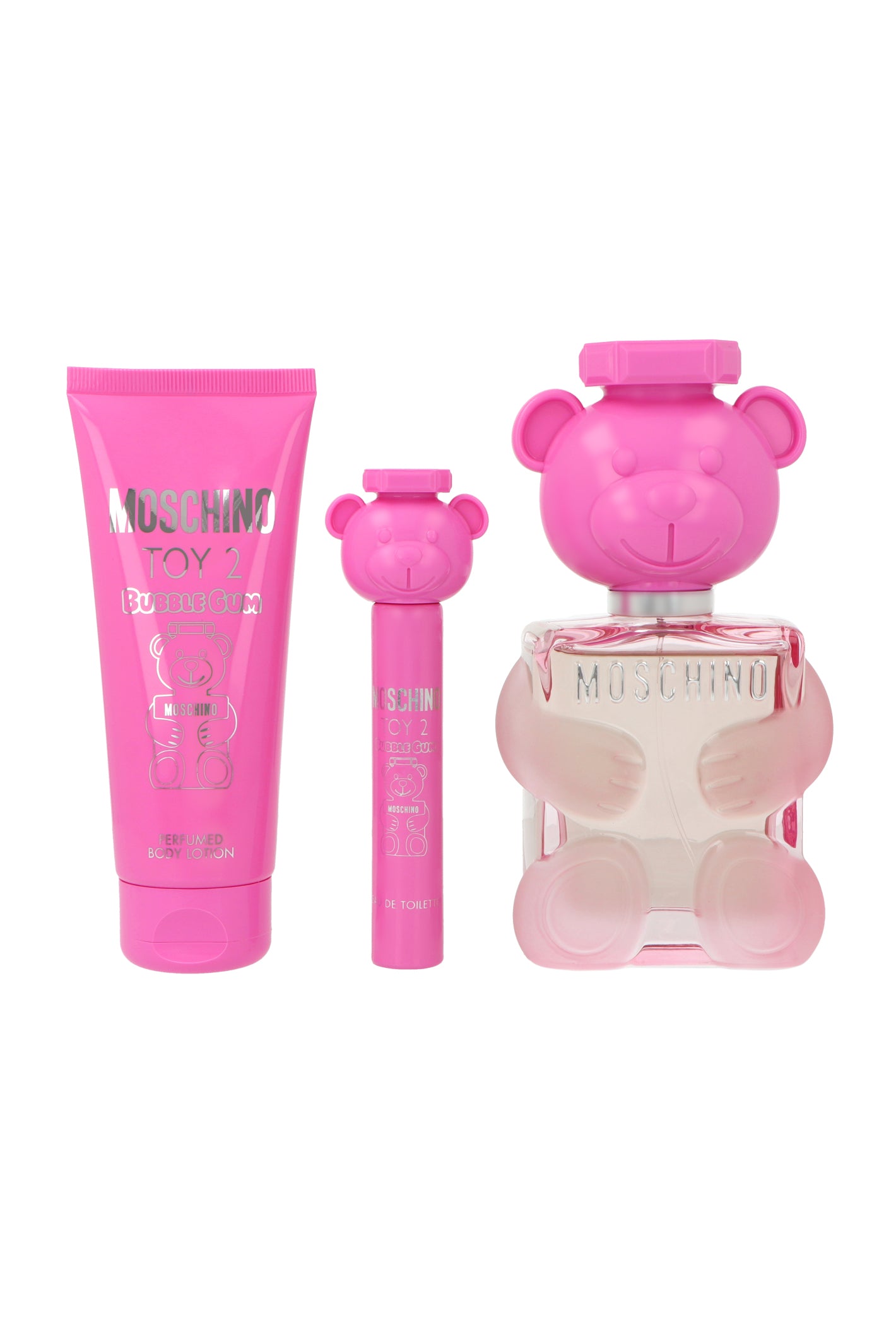 Set Moschino Toy 2 Bubble Gum Edt 100ml + Body Lotion 100ml + Edt 10ml Brand Moschino