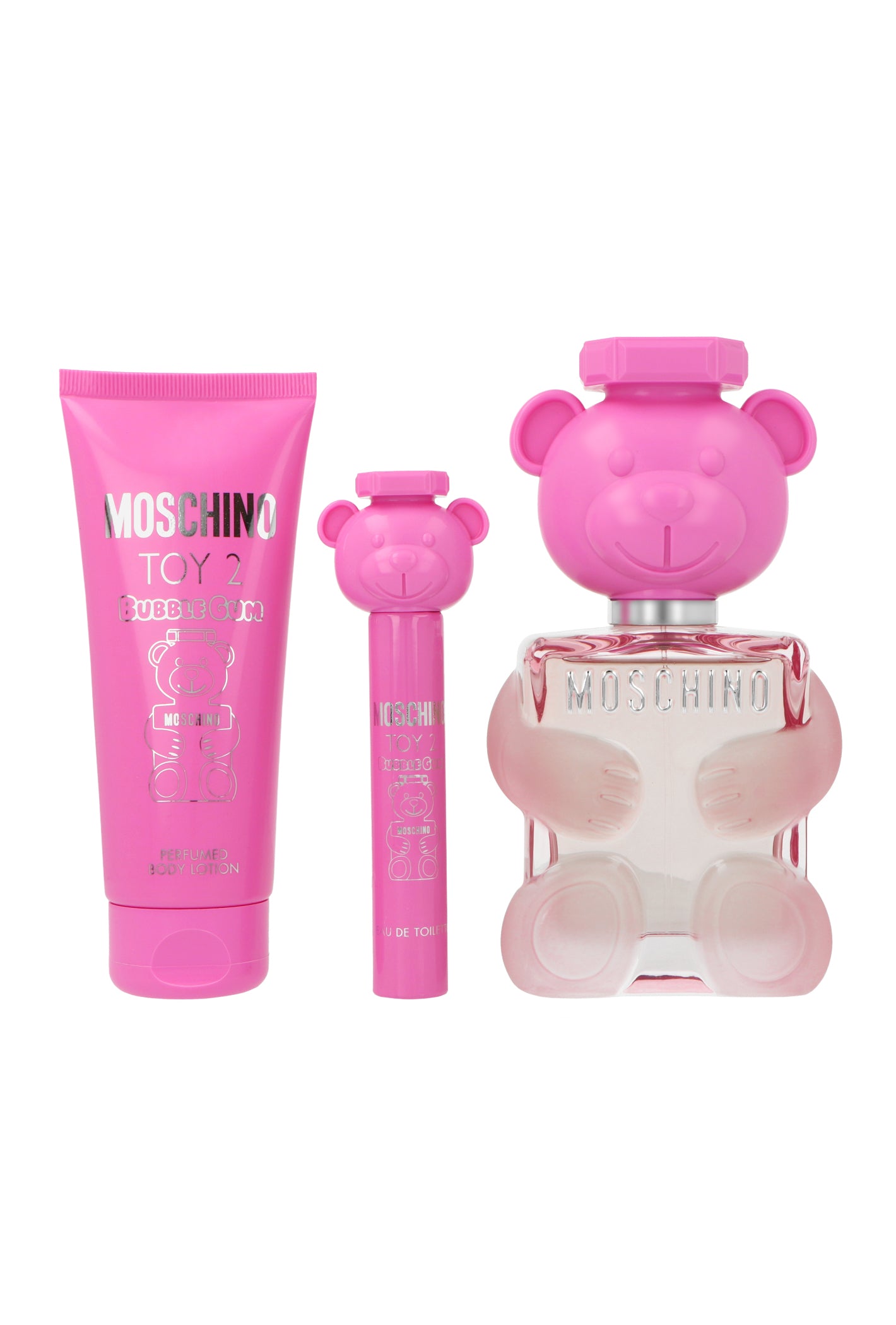Set Moschino Toy 2 Bubble Gum Edt 100ml + Body Lotion 100ml + Edt 10ml Brand Moschino