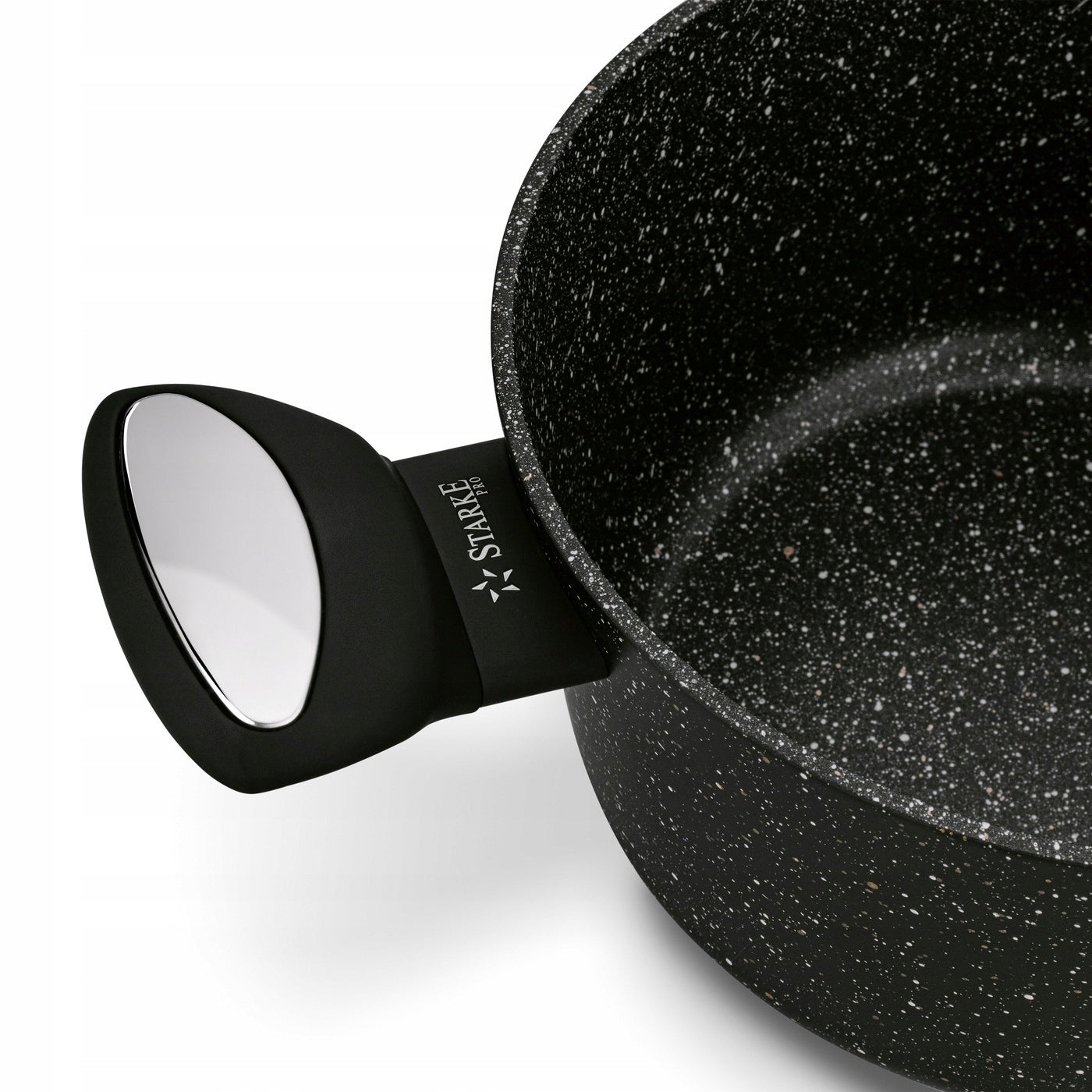 Set POT PAN Lids INDUCTION Starke Pro Strappo Marble 10 el Material aluminum