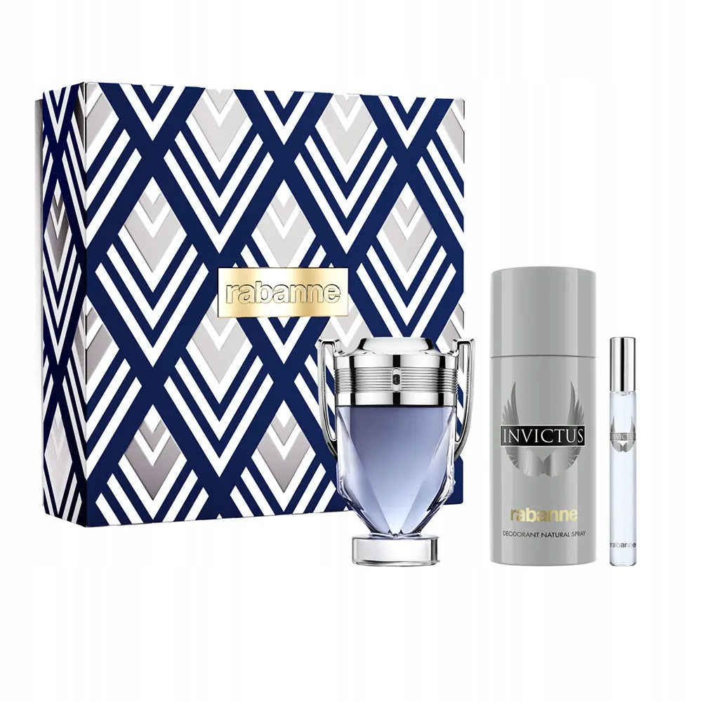 Set Rabanne Invictus 100 ml EDT +10 ml EDT +150 ml original deodorant