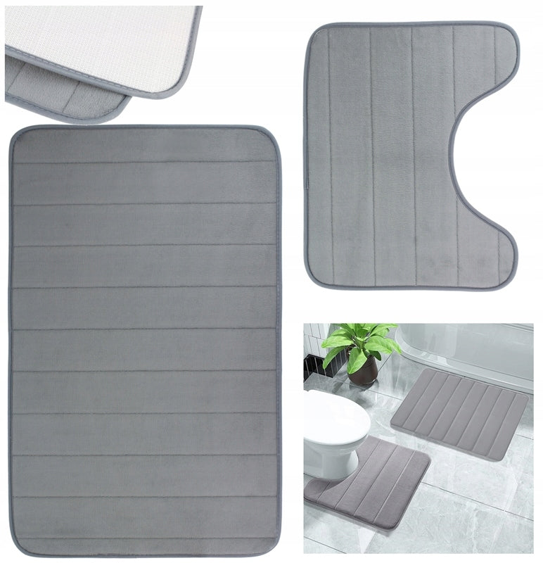 Set Rug Sidewalk Bathroom Toilet Toilets Set of 2 Non-Slip