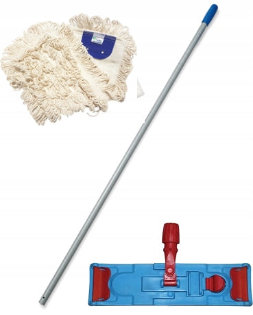 Set SPEEDY cotton Complete mop with stick 40cm