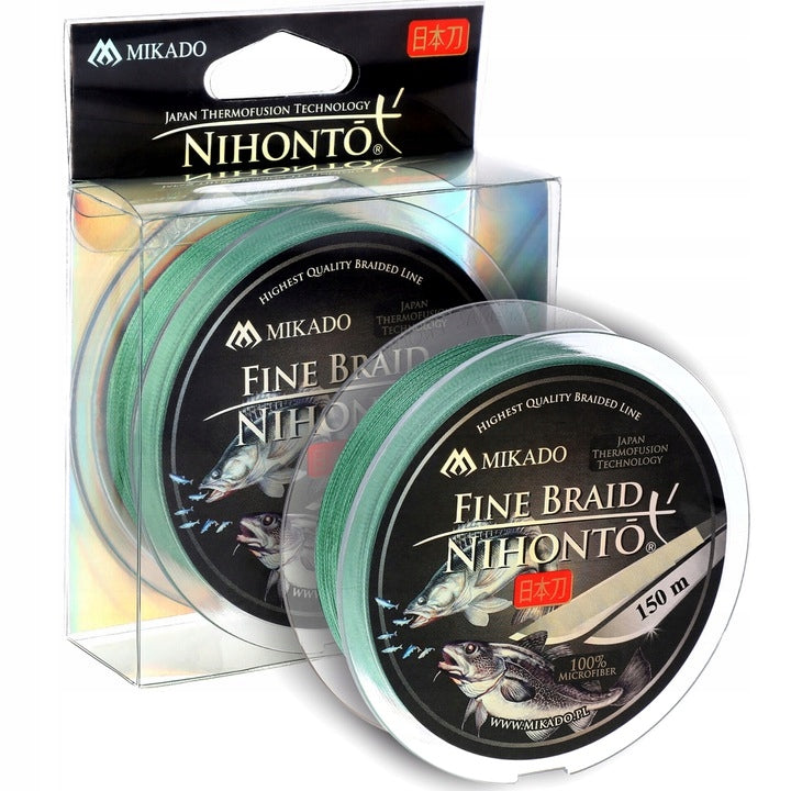 Set SPINNING FOR PERCH Fishing Rod + Reel + Braid MIKADO Rod construction type segmented