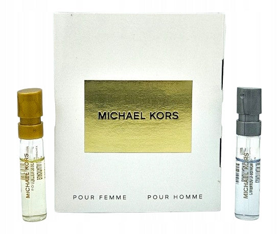 Set Sample Michael Kors Pour Femme & Pour Homme Edp 2x1,5ml Brand Michael Kors