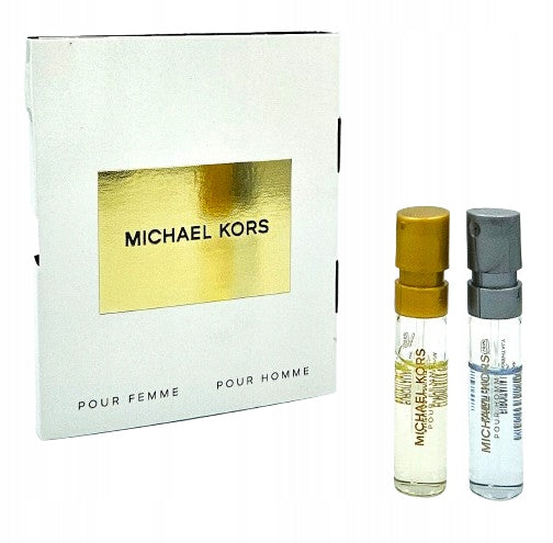 Set Sample Michael Kors Pour Femme & Pour Homme Edp 2x1,5ml Packaging status original
