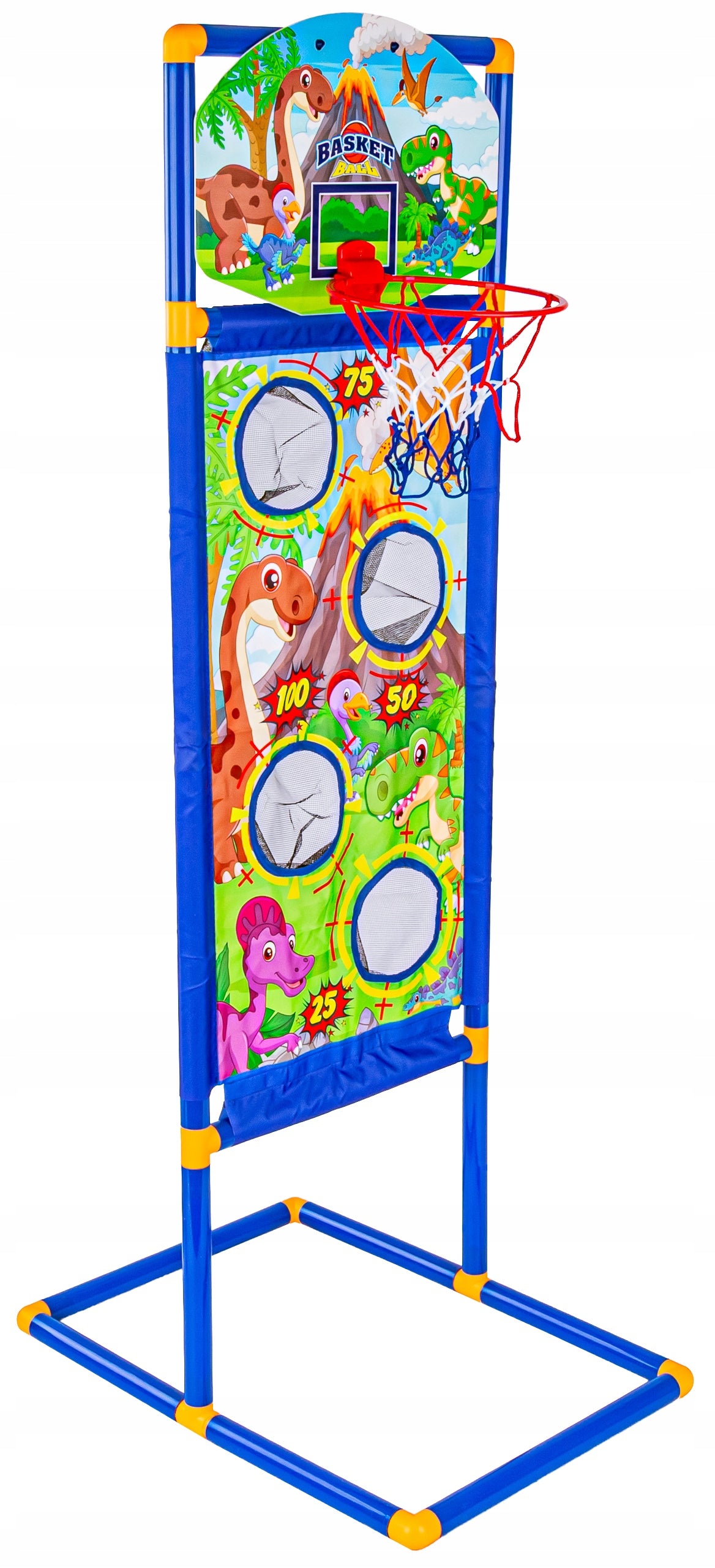 Set Sports Foam Gun Basketball Throwing Pouch For Kids Packaging status original
