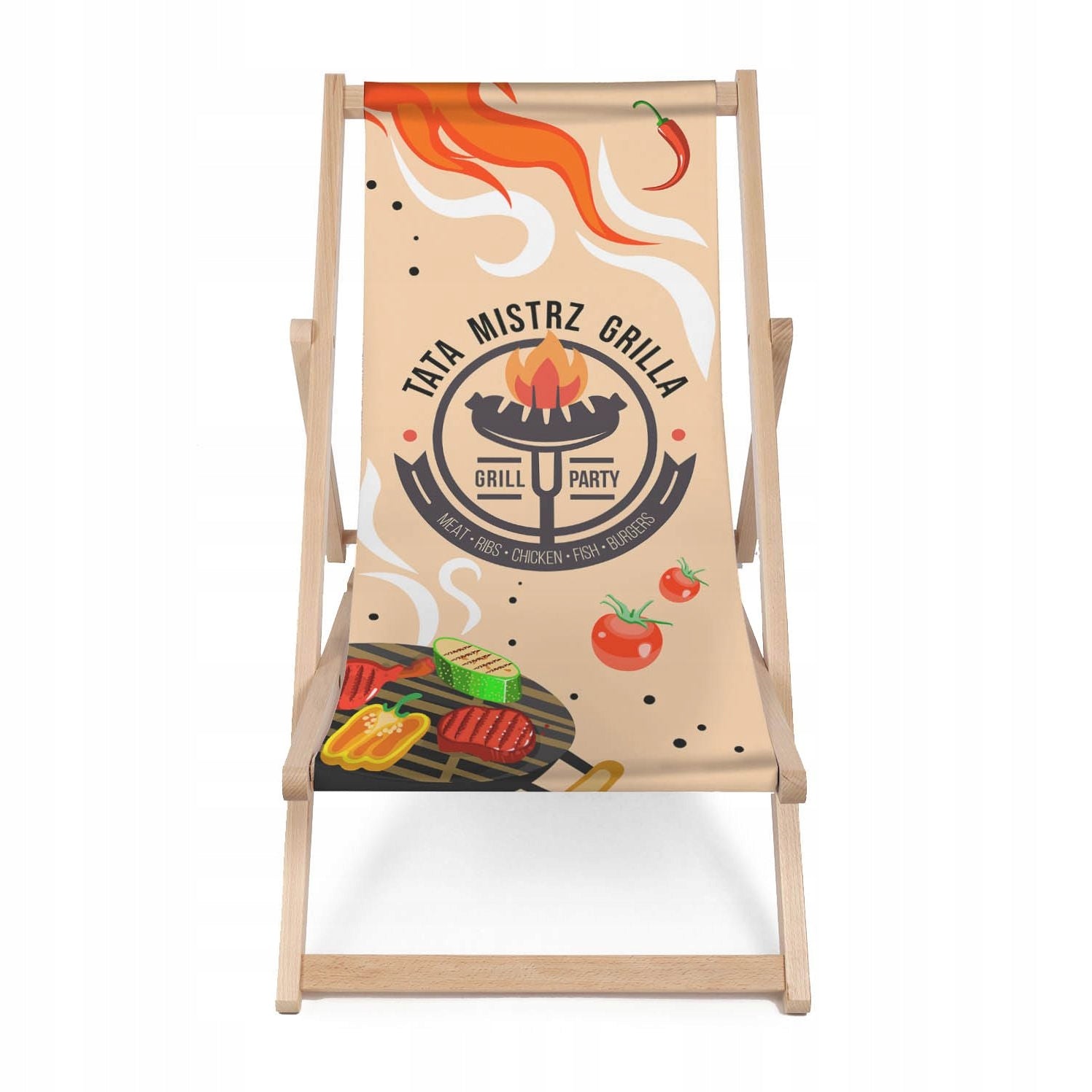 Set Sun Lounger and Table Gift for Dad's Day Adjustable 50x50 Pattern Brand DreamRoots