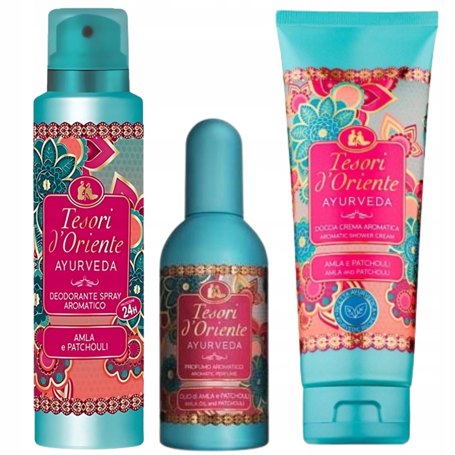 Set Tesori d Oriente Ayurveda Perfume Deodorant Shower Gel