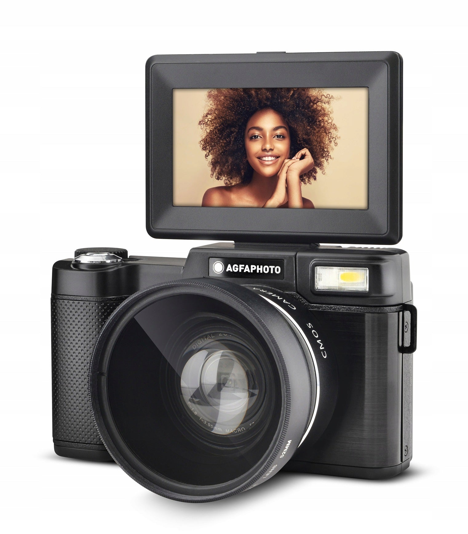Set VLOG Digital Camera 24MP Camera 4K AgfaPhoto VLG-4K + Remote Control Packaging status original