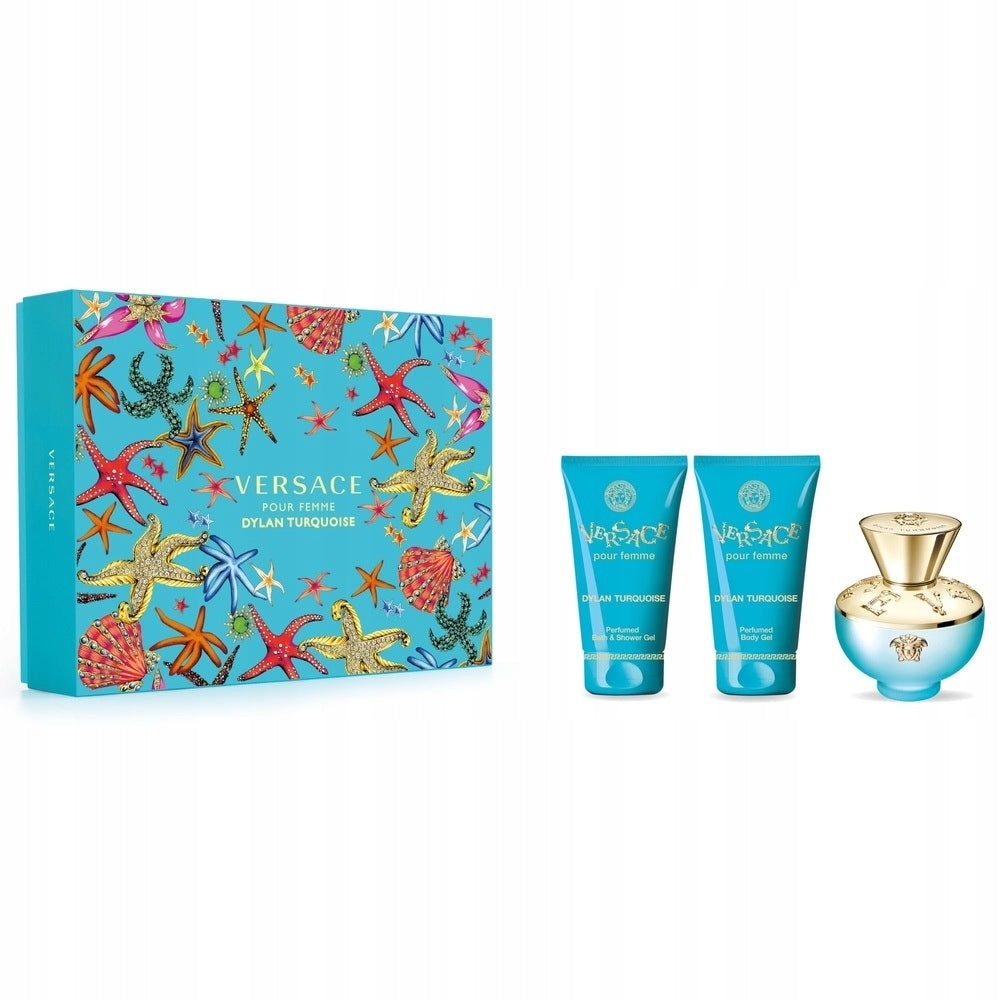 Set Versace Dylan Turquoise for women: eau de toilette, 50 ml + gel pod Brand Versace