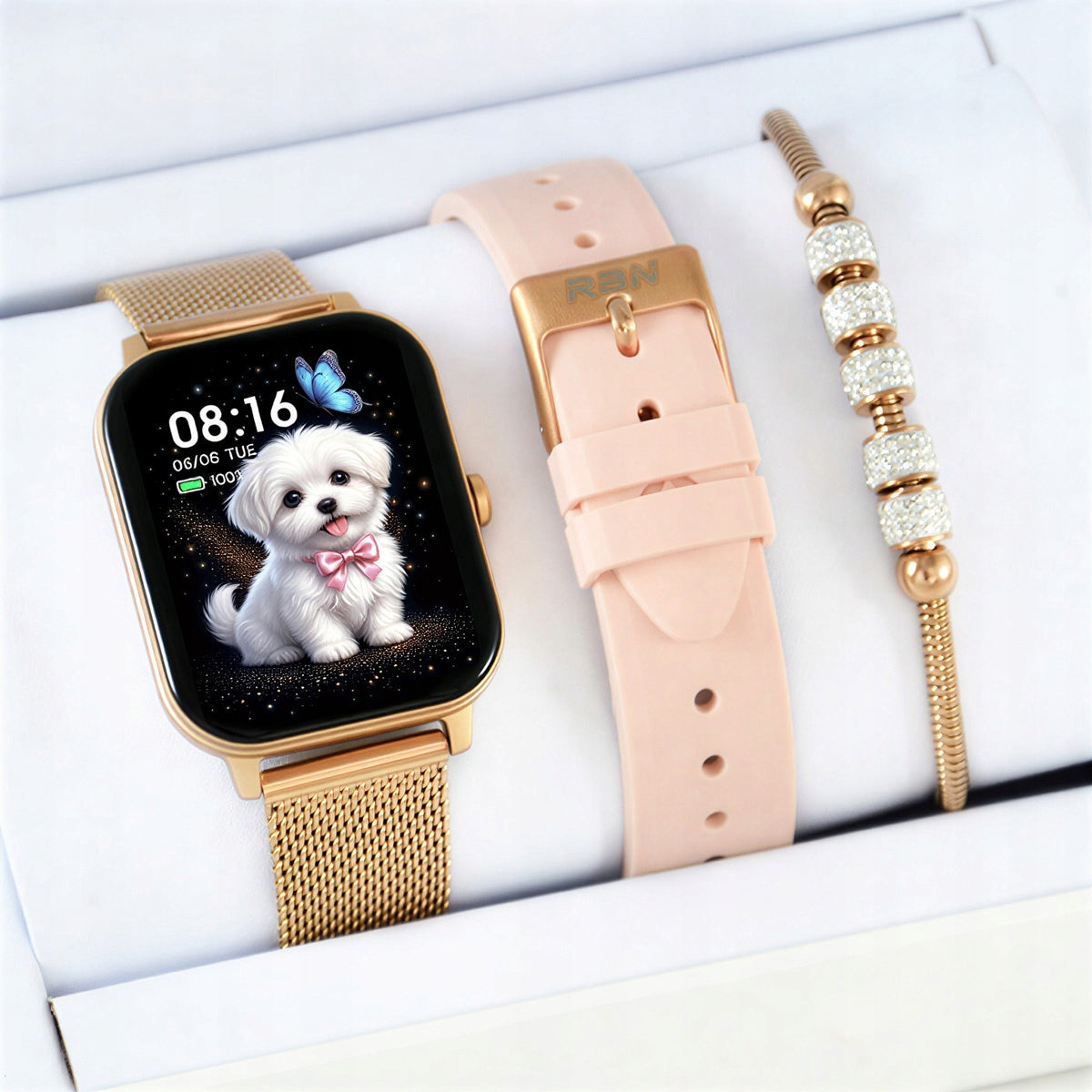Set children's watch SMARTWATCH girl CONVERSATIONS PULSE STEPS MUSIC
