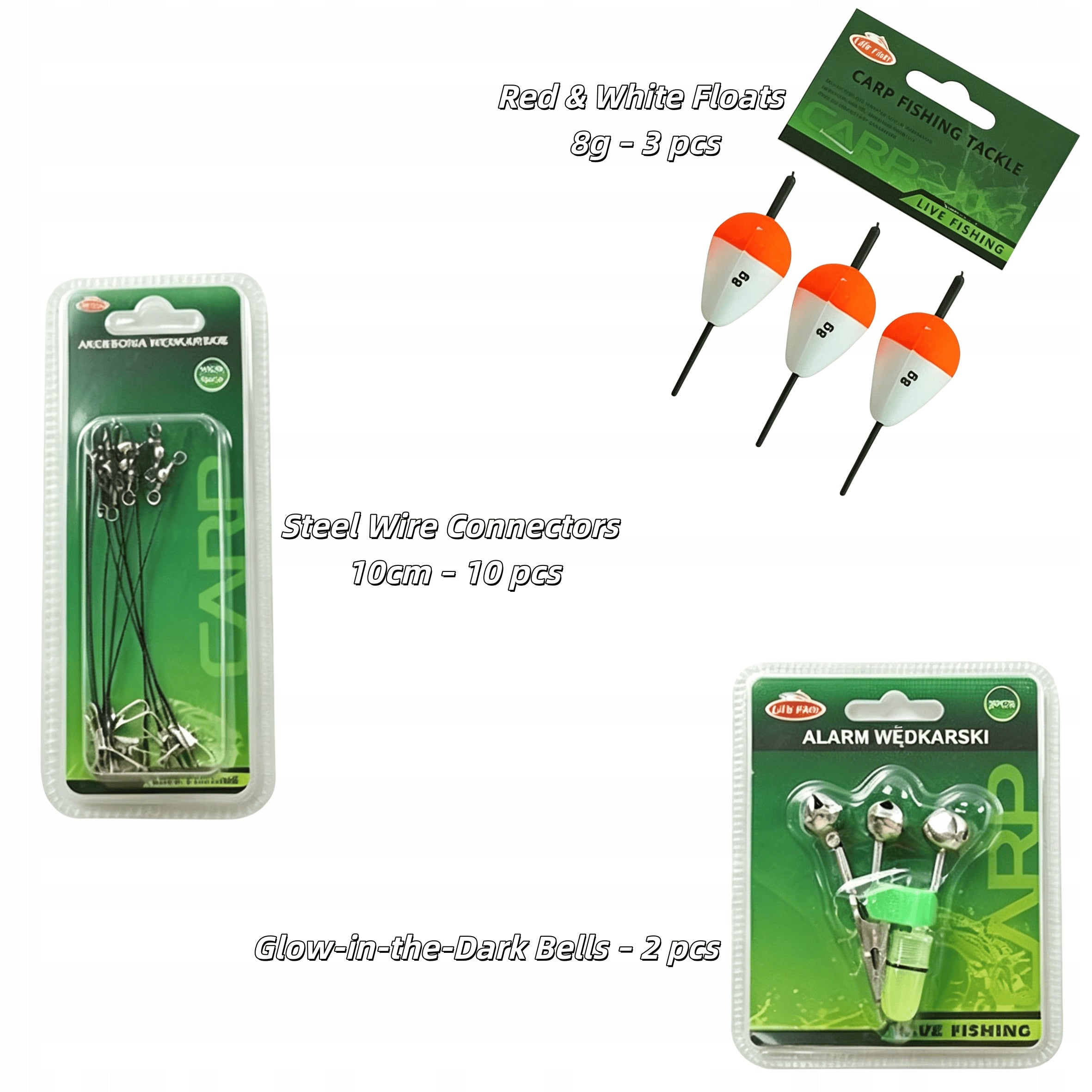 Set for 2 people – 2 rods 1,5 m, reels and accessories Total length 150 cm