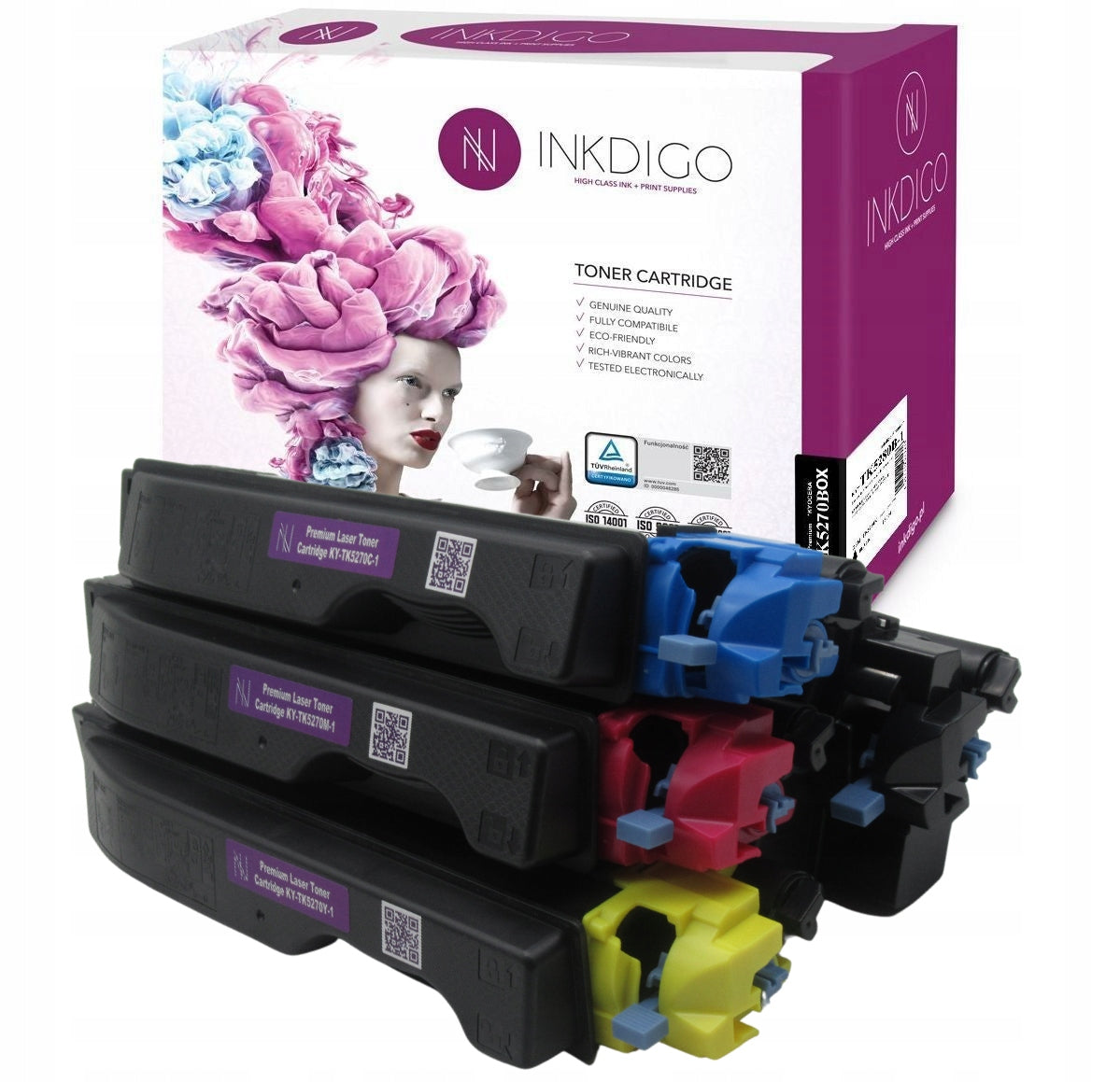 Set for KYOCERA M6230 M6630 P6630 TK5270 CMYK