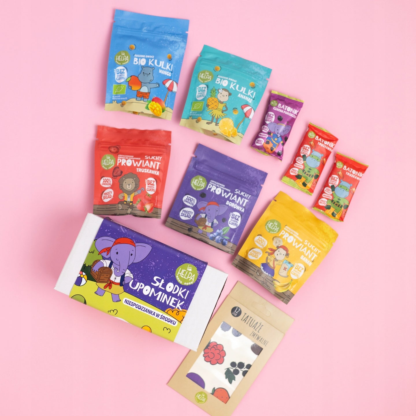Set for a child's day with tattoos - "Sweet gift" Brand HELPA