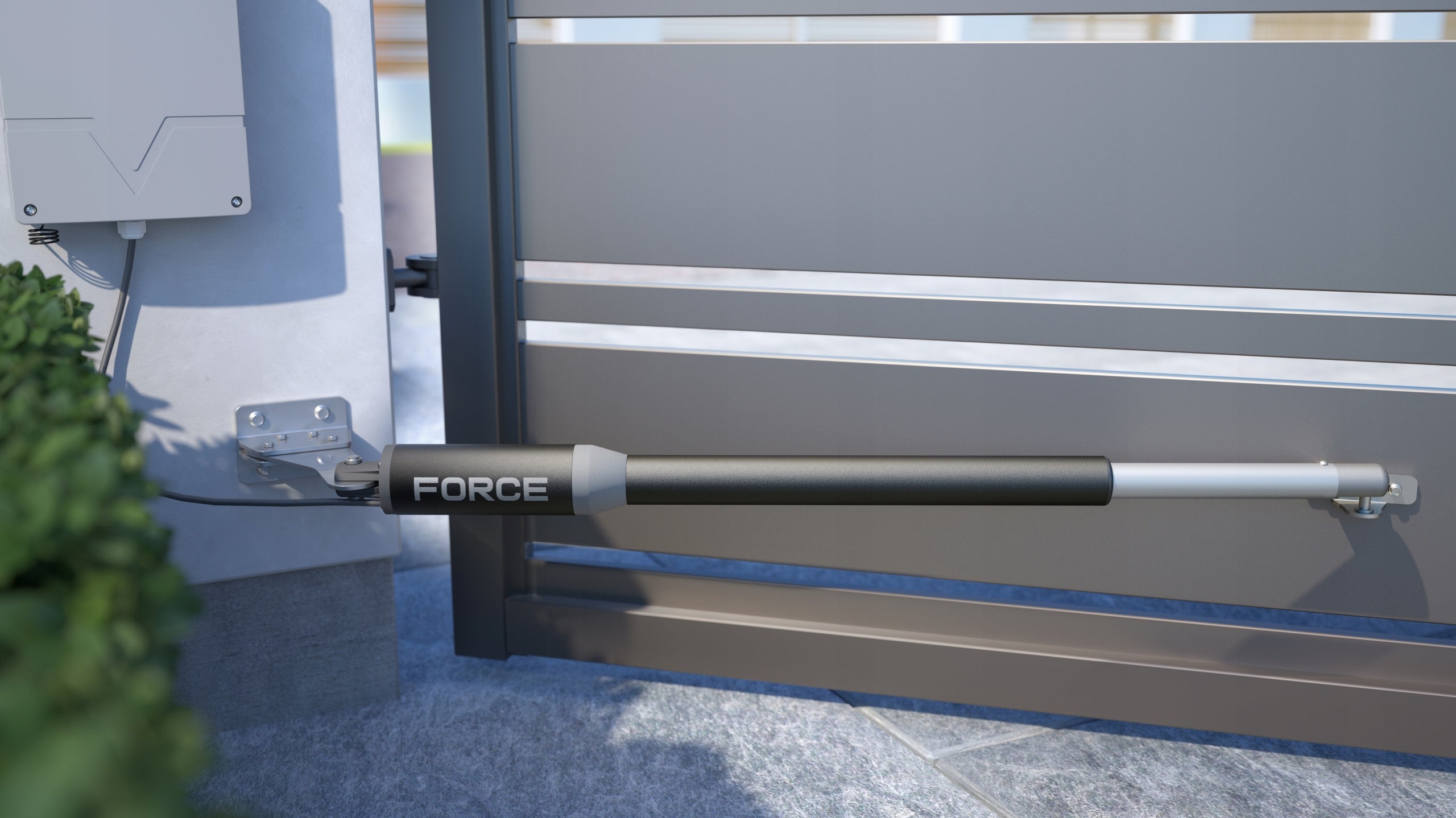 Set for double-leaf gate FORCE SW200 2x2m 400 kg WiFI for sash Brand Force