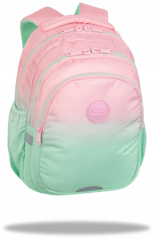 Set for girls up to class 1-3 backpack and pencil case Coolpack pink mint Brand CoolPack