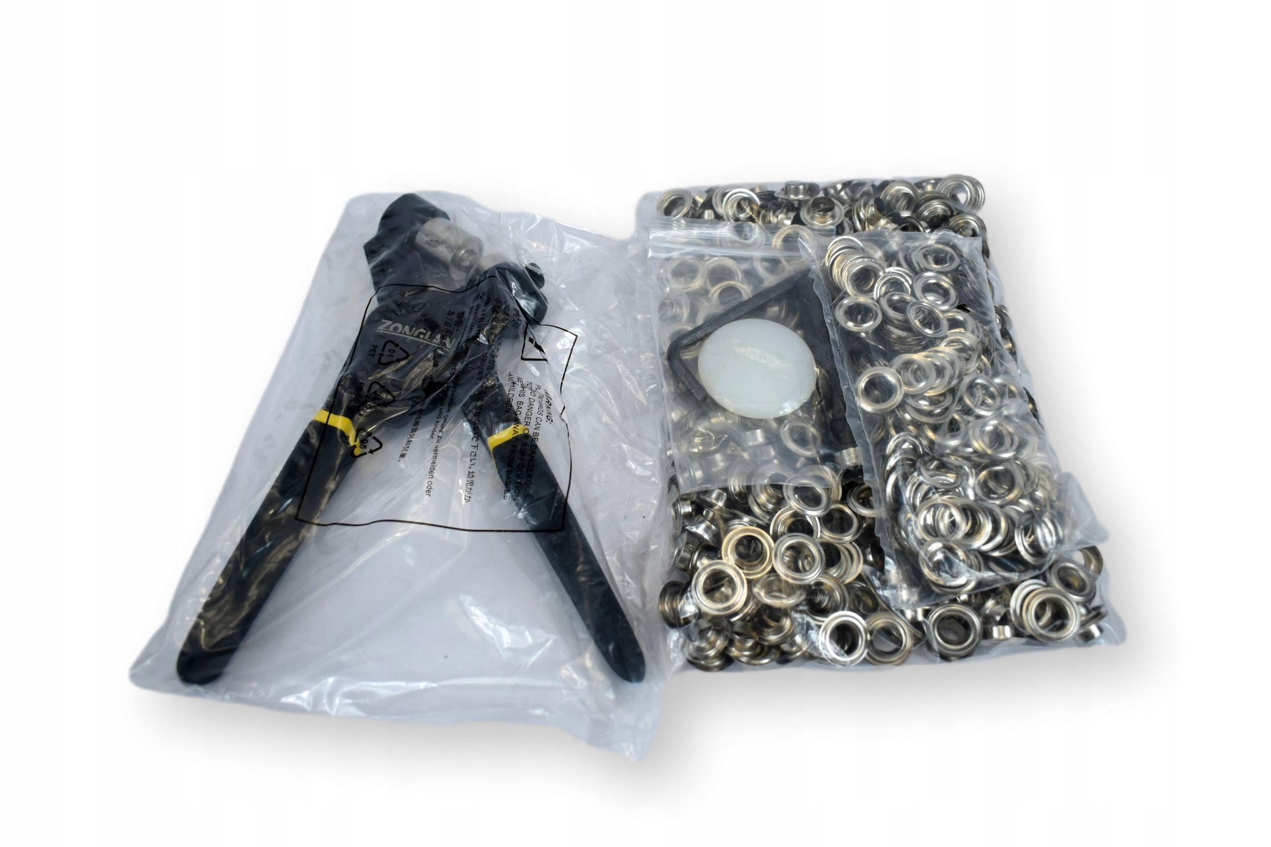 Set for grommets ZONGLAN 3/8 pliers + 500 eyelets Brand no brand