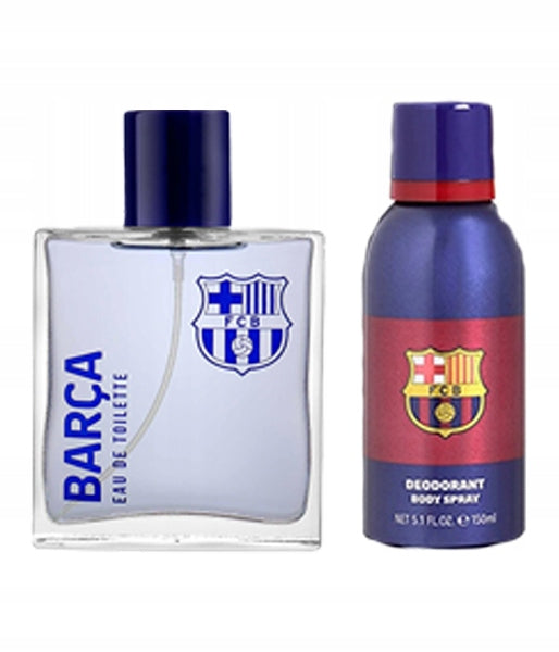 Set for men FC Barcelona Eau de toilette 100 ml + Deodorant 150 ml Packaging status original
