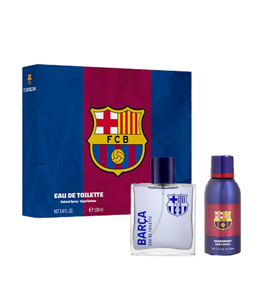 Set for men FC Barcelona Eau de toilette 100 ml + Deodorant 150 ml