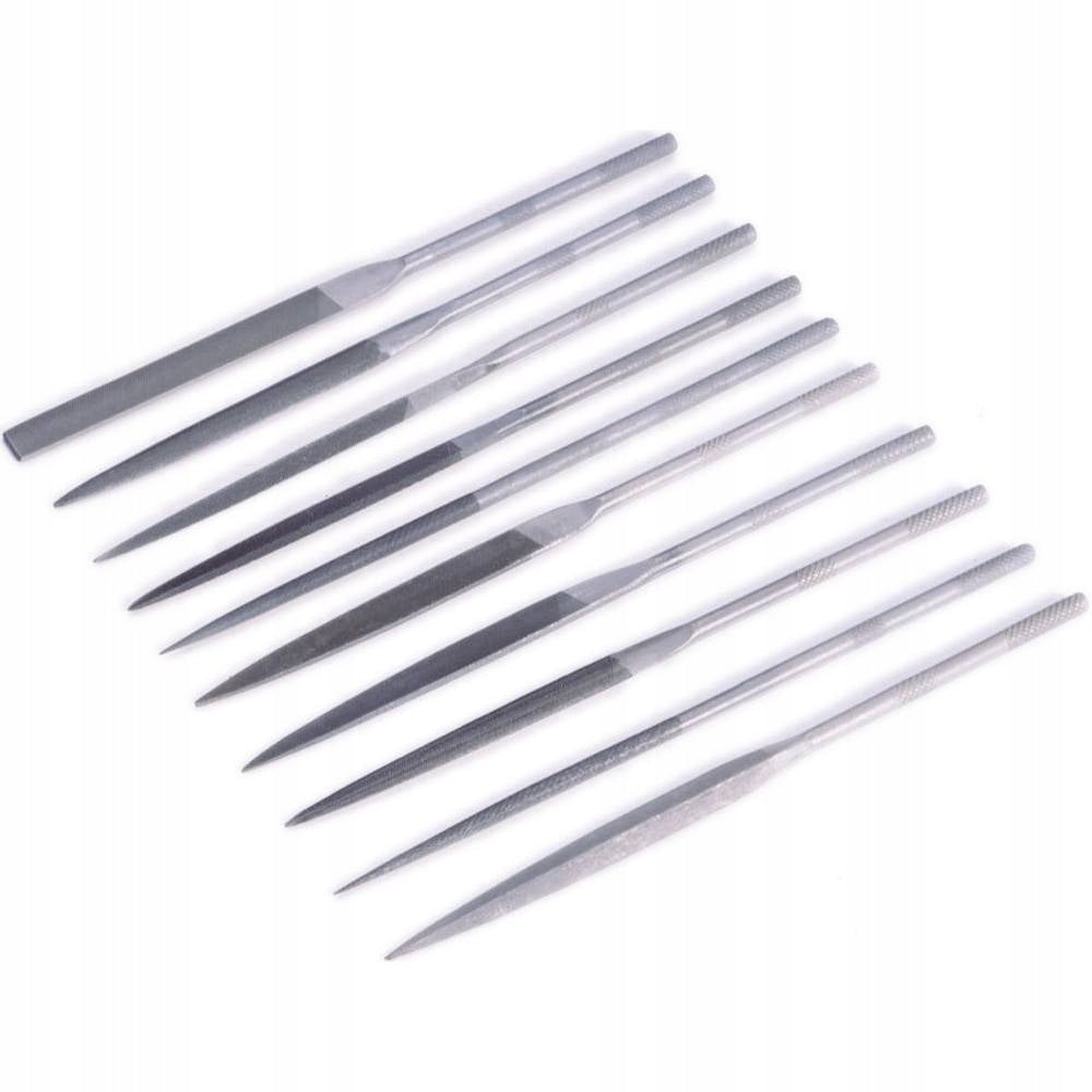 Set of 10 needle files Toolcraft Brand Toolcraft