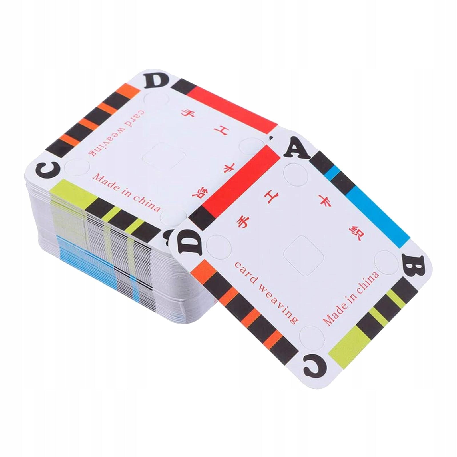 Set of 100 Handy Weaving Cards Weaving Card multi Brand no brand
