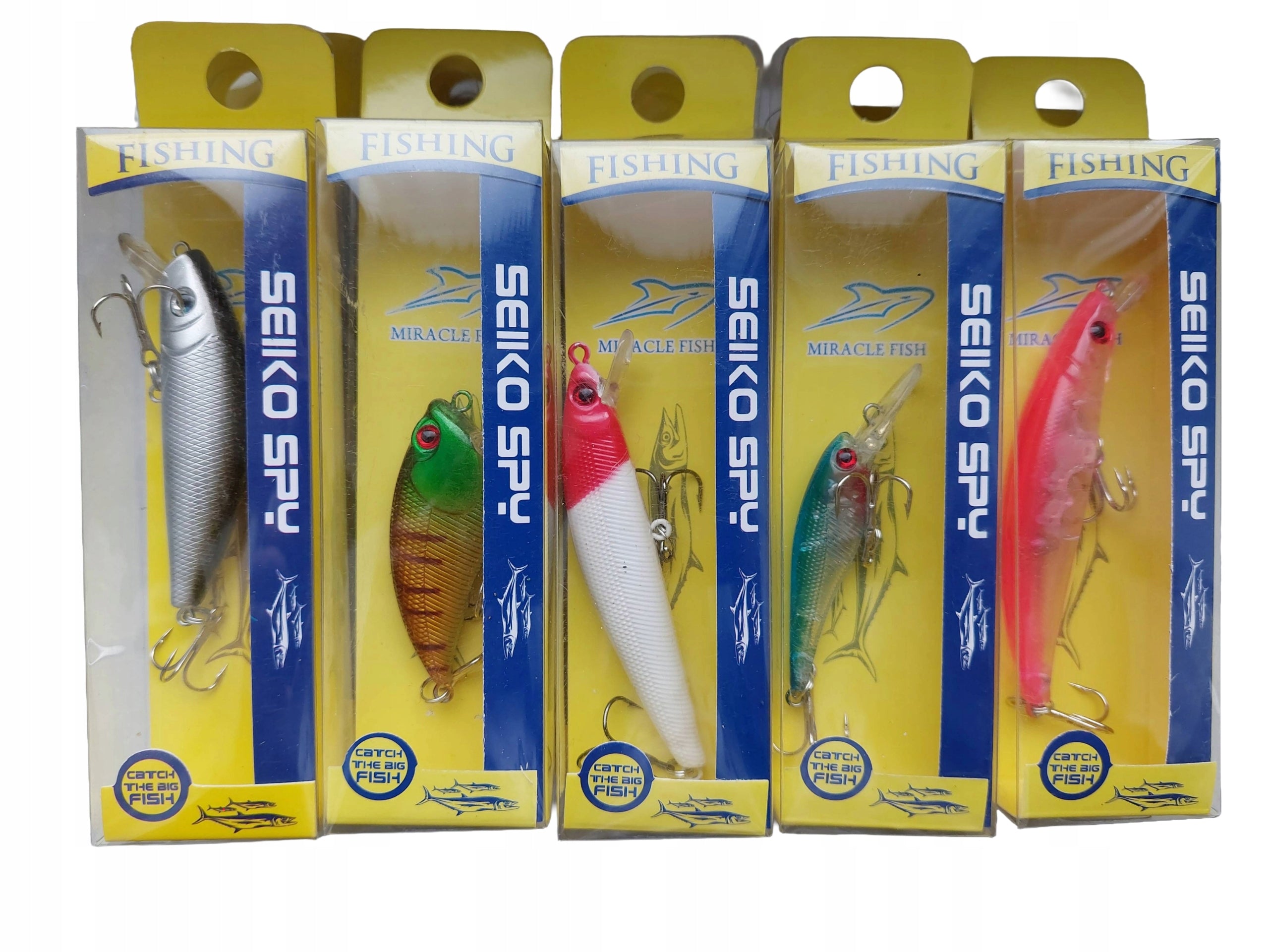 Set of 10x Wobbler Pike zander Perch Fishing Mix Color Shape Number of pieces 10 pcs