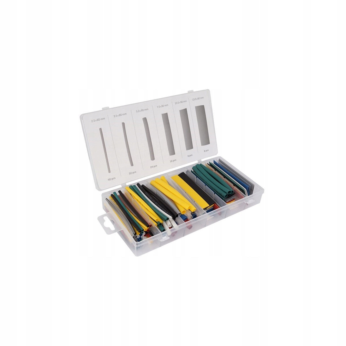 Set of 128 heat shrink tubes 2,5 – 13 mm Carmotion