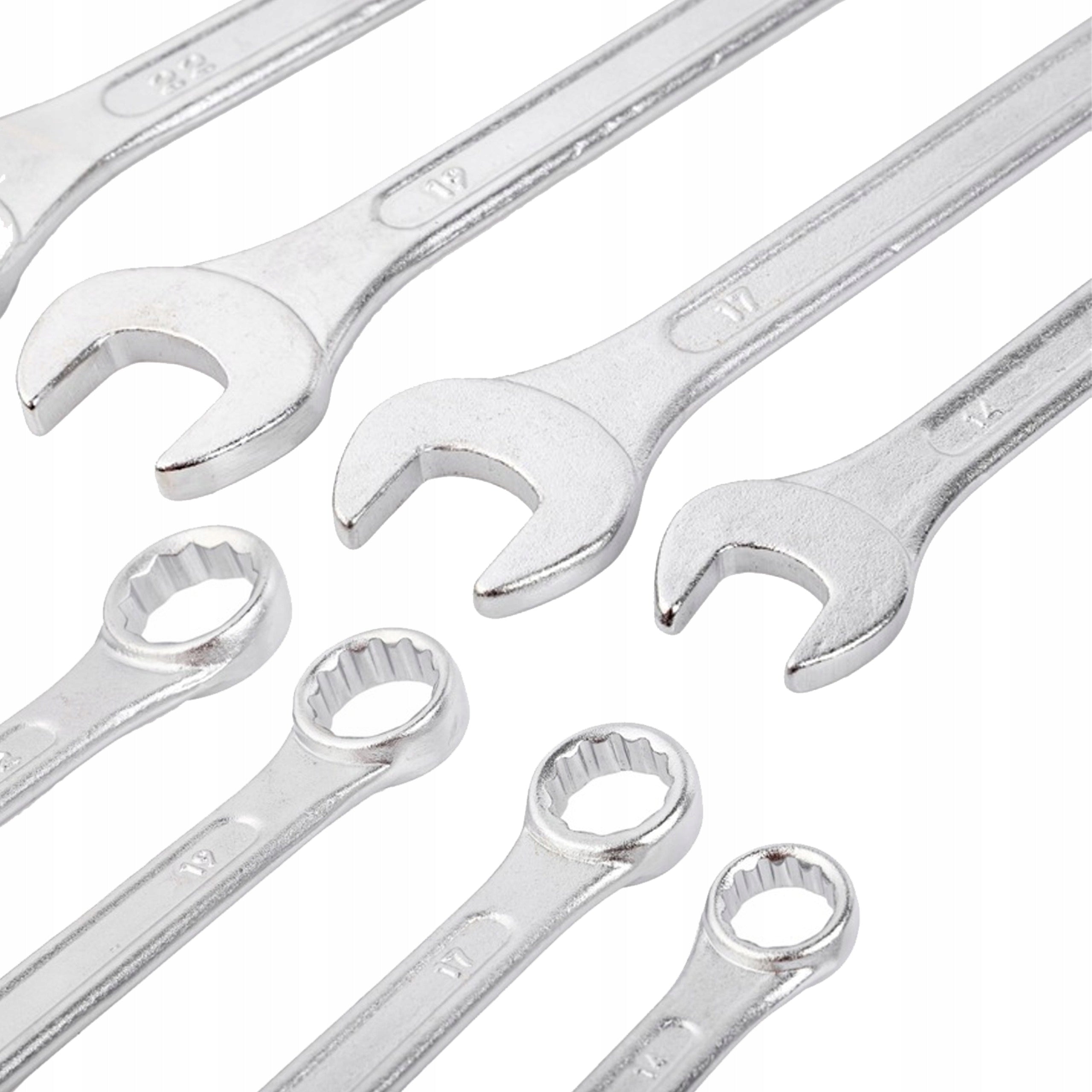 Set of 16 spanner wrenches 6-24 mm Wrenches Forcekraft Key type combination