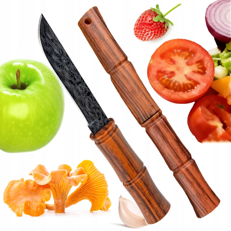 Set of 2 Mushroom Folding Knife Tactical Survival EDC Military Camping