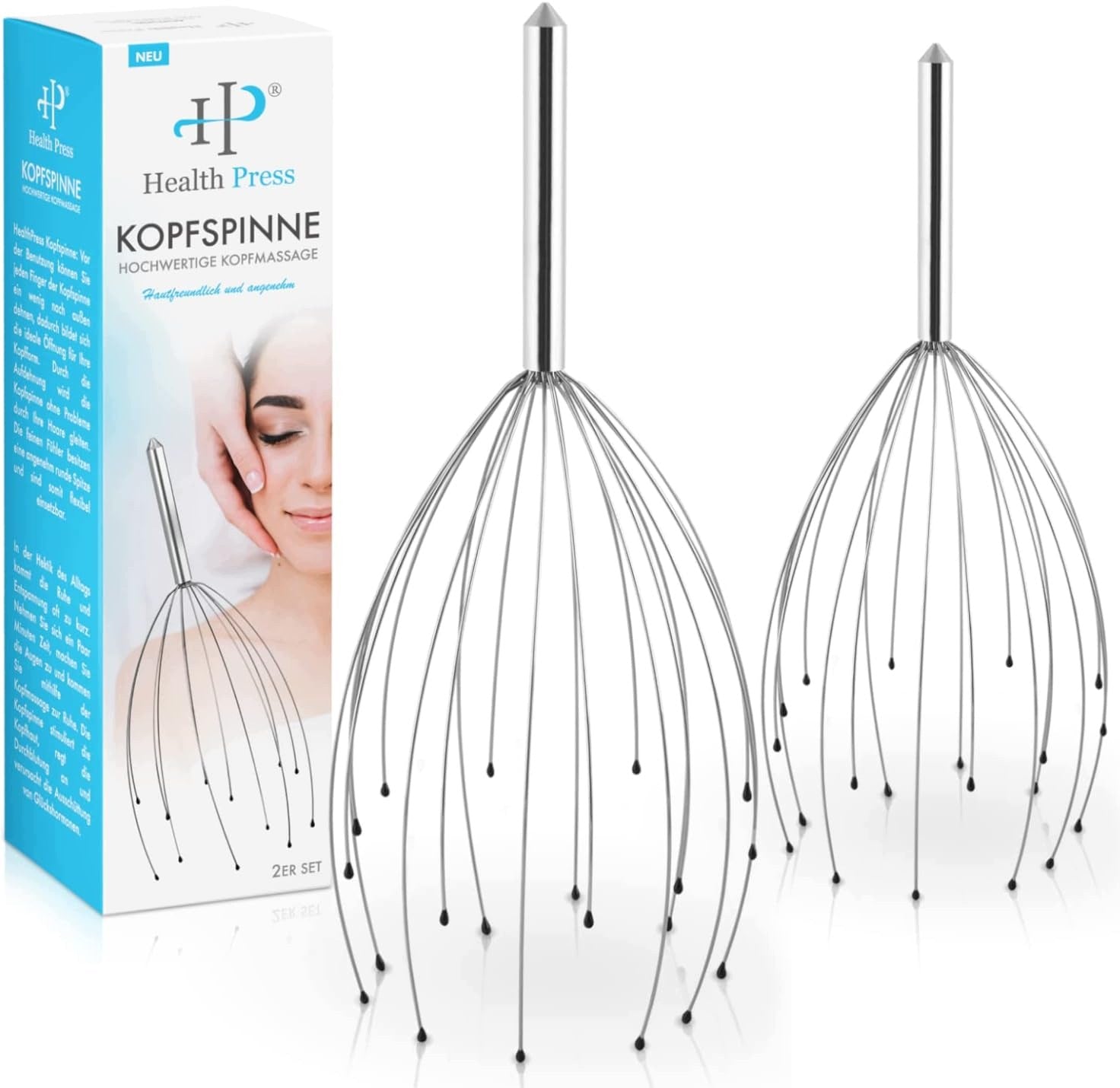 Set of 2 Spider Head Massagers