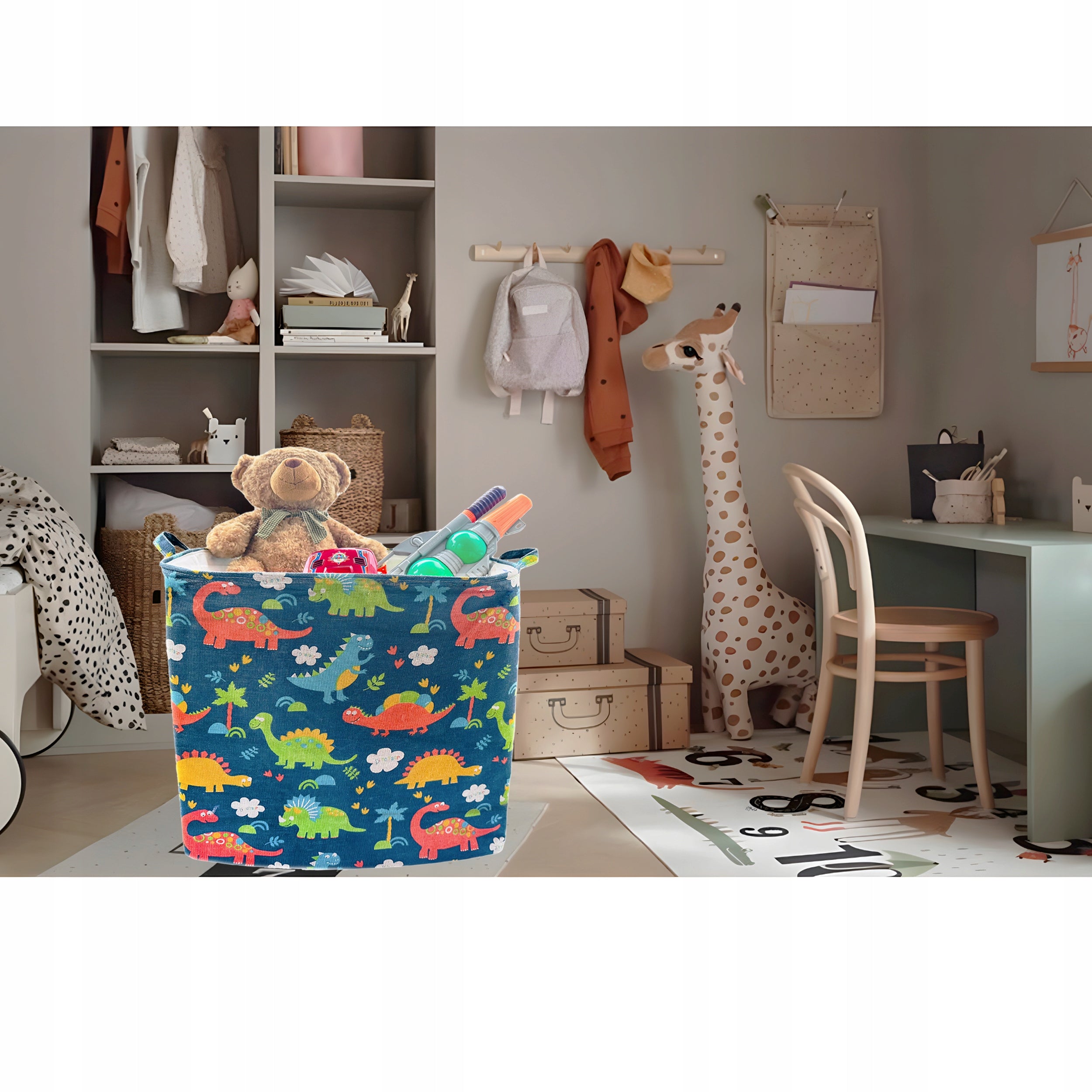 Set of 2 Toy Basket LARGE 100l+ 33l Container Organizer for Room Manufacturer code pudełko pojemniki regał kosze na zabawki