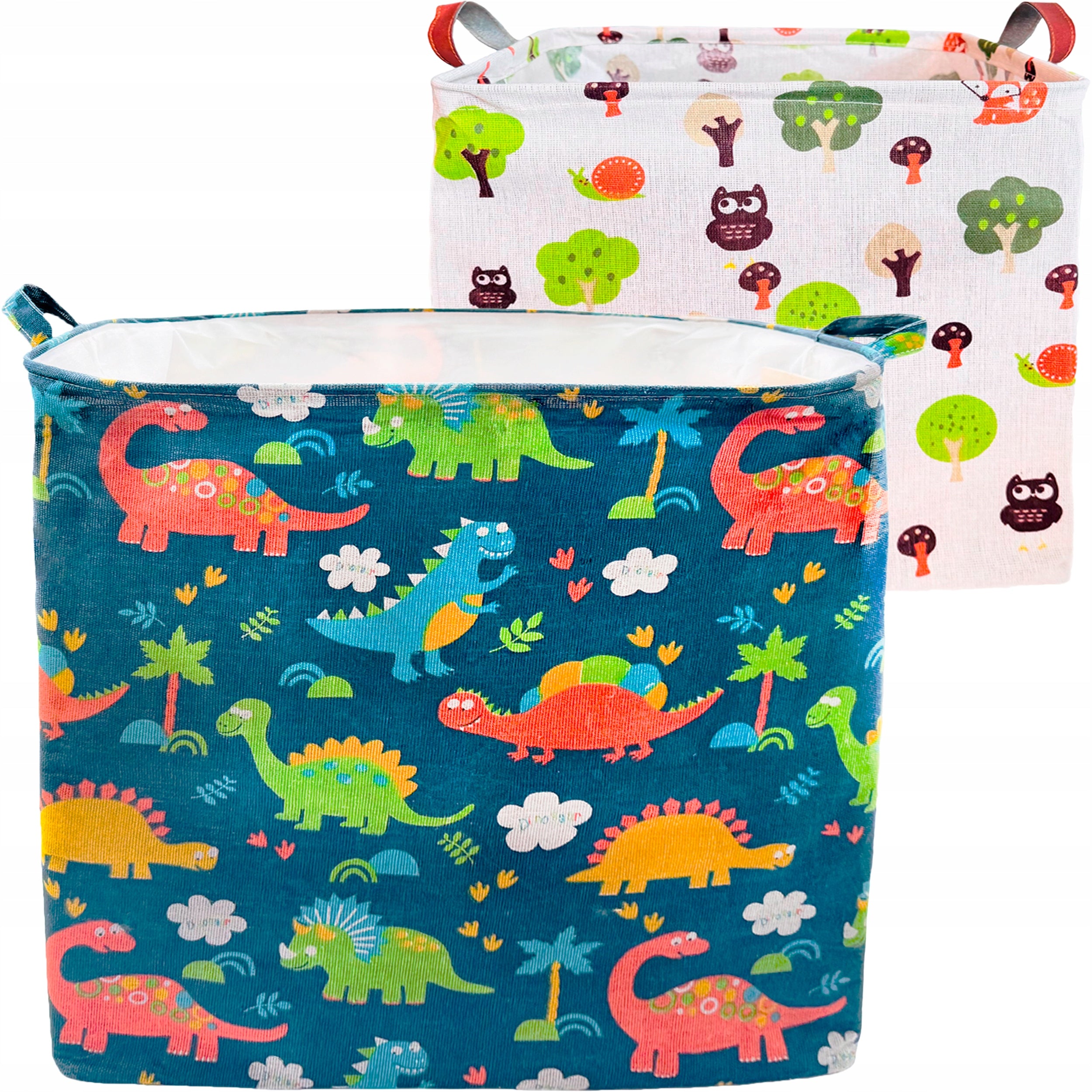 Set of 2 Toy Basket LARGE 100l+ 33l Container Organizer for Room