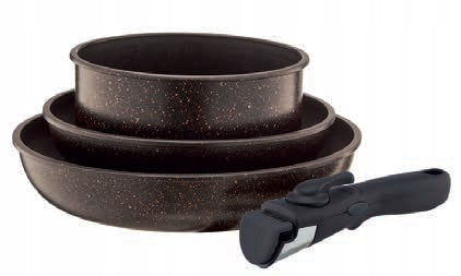 Set of 2 pans + pot + handle AMBITION 29491 Number of items in the set 4