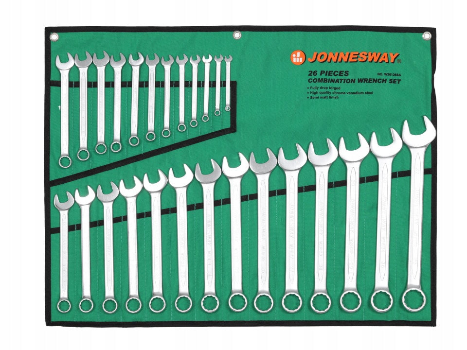 Set of 26 spanner wrenches 6-32mm Jonnesway W26126SA
