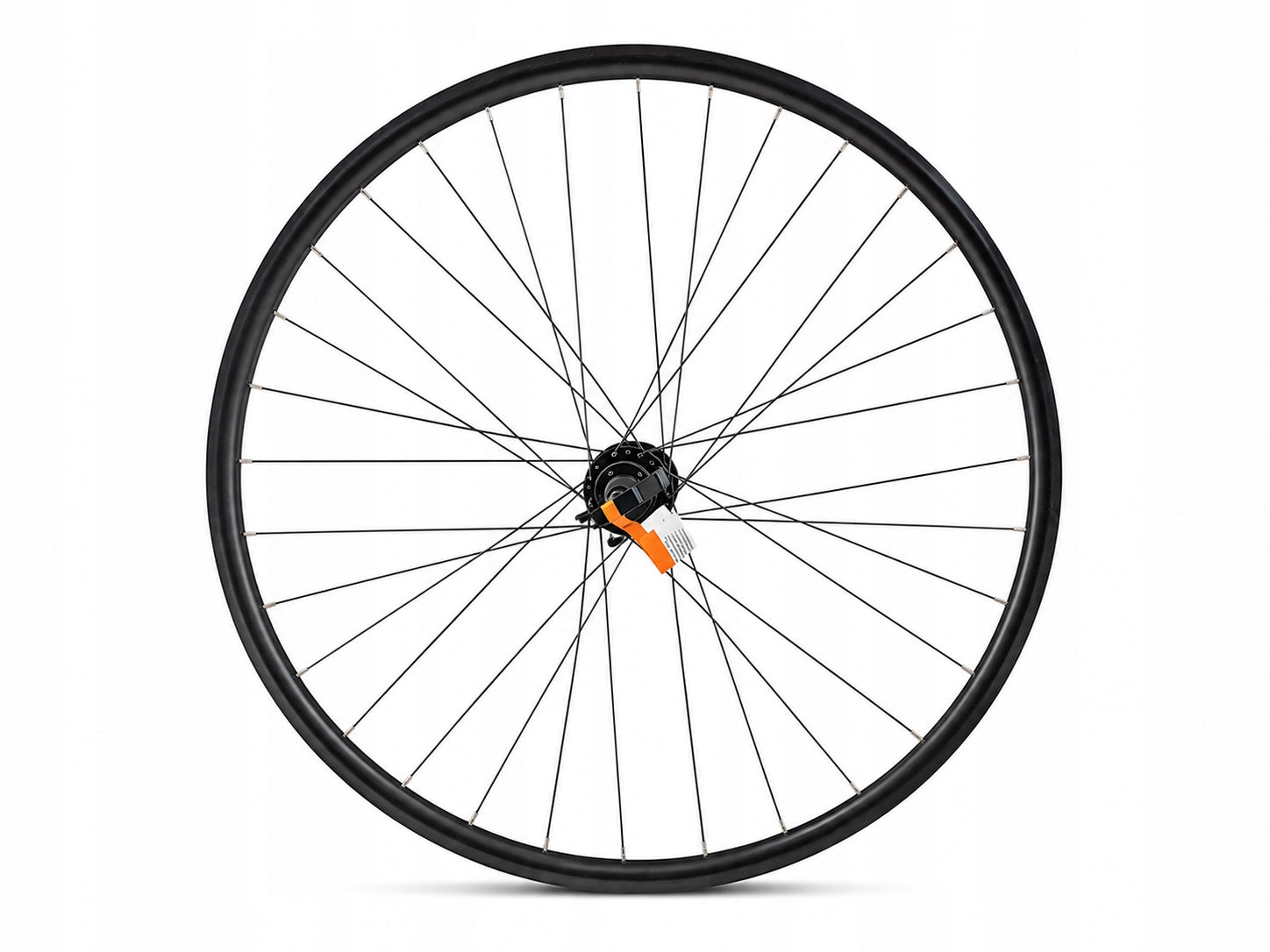 Set of 28" wheels for cassette 8-9-10 disc 6 screws J19 32H black Brand Wheeler