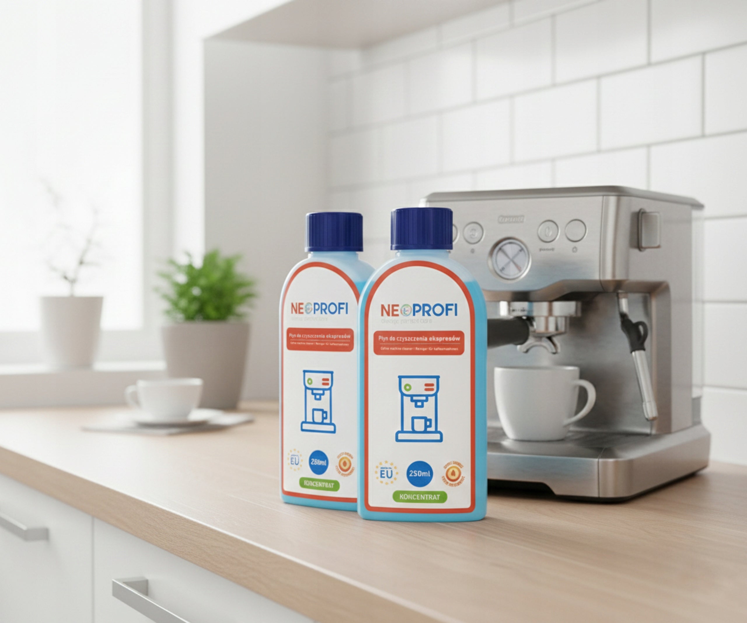 Set of 2pcs NEOPROFI coffee machine cleaner | UNIVERSAL CONCENTRATE Manufacturer code NEO002824