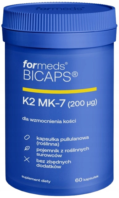 Set of 2x ForMeds BICAPS K2 MK-7 60 kaps. Arteries Blood clotting Bone Medical device no