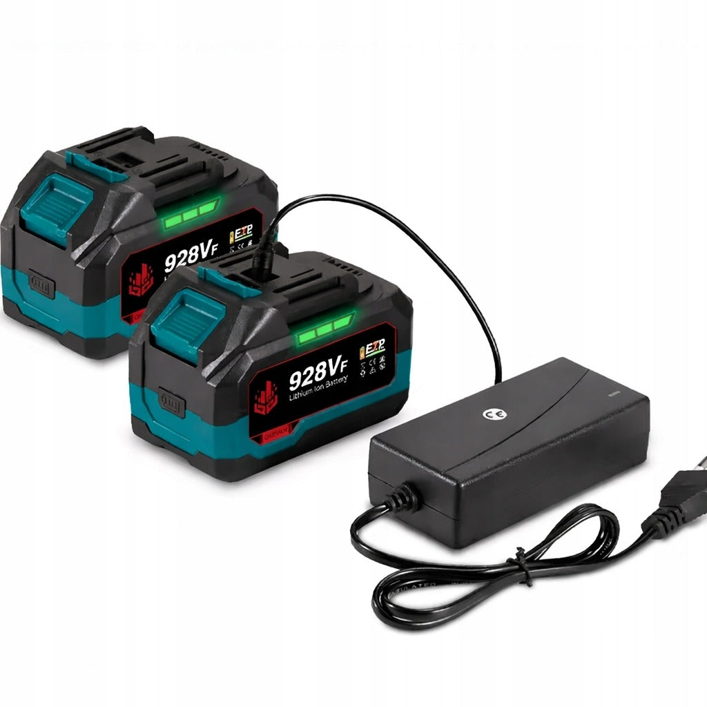 Set of 2x battery Gisam 18V 6Ah 928V + charger / fits Makita
