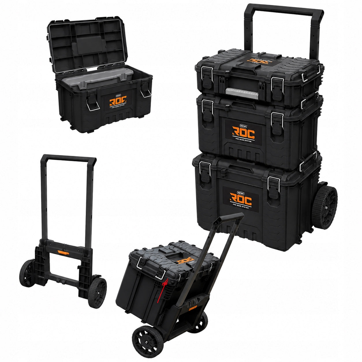 Set of 3 boxes Keter ROC PRO GEAR 2.0