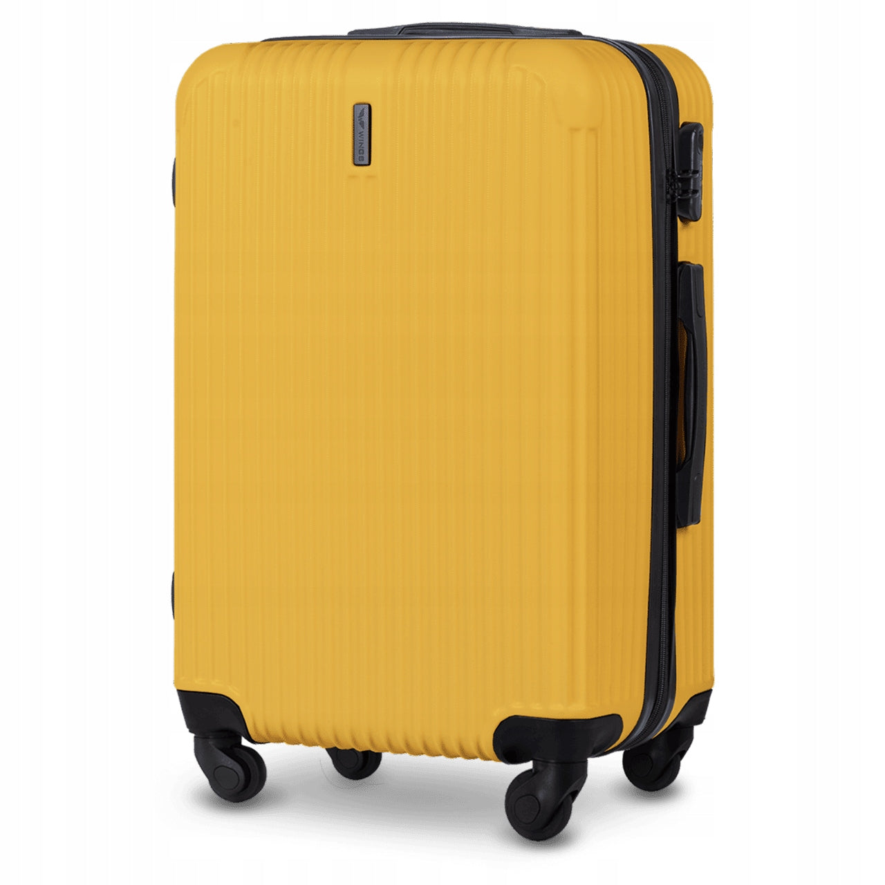 Set of 3 suitcases L/M/S WINGS set checked baggage hard travel ABS Manufacturer code TR058-3KPL-YELLOW