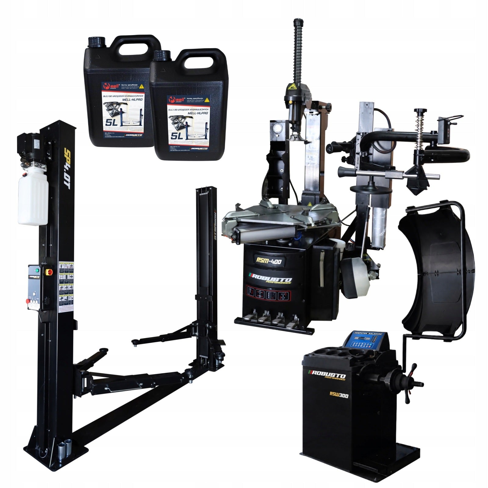 Set of 3in1 lift SP4.0T 230V + balancer RSW300 + mounter RSM400