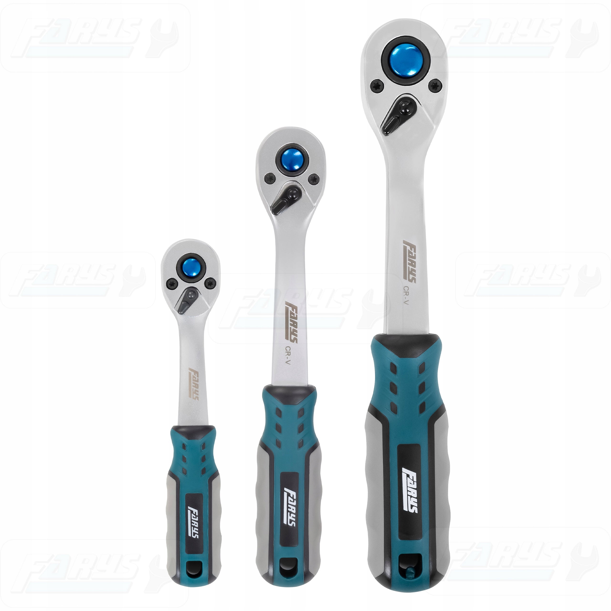 Set of 3x Cap Rattles1/2 1/4 3/8 Professional Strong FR2464 Manufacturer code FR2464