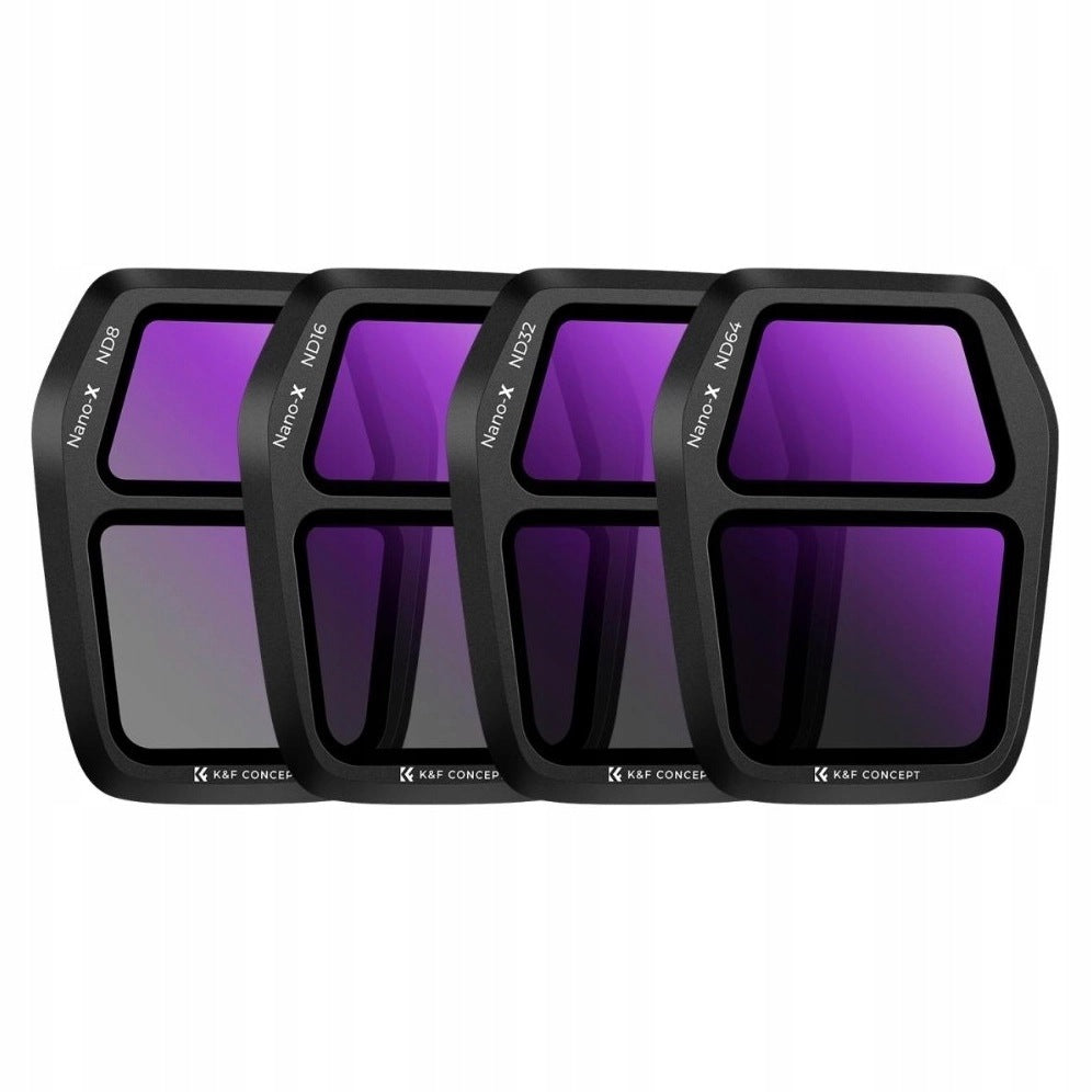 Set of 4 ND K&F Concept filters for DJI Air 3S drone
