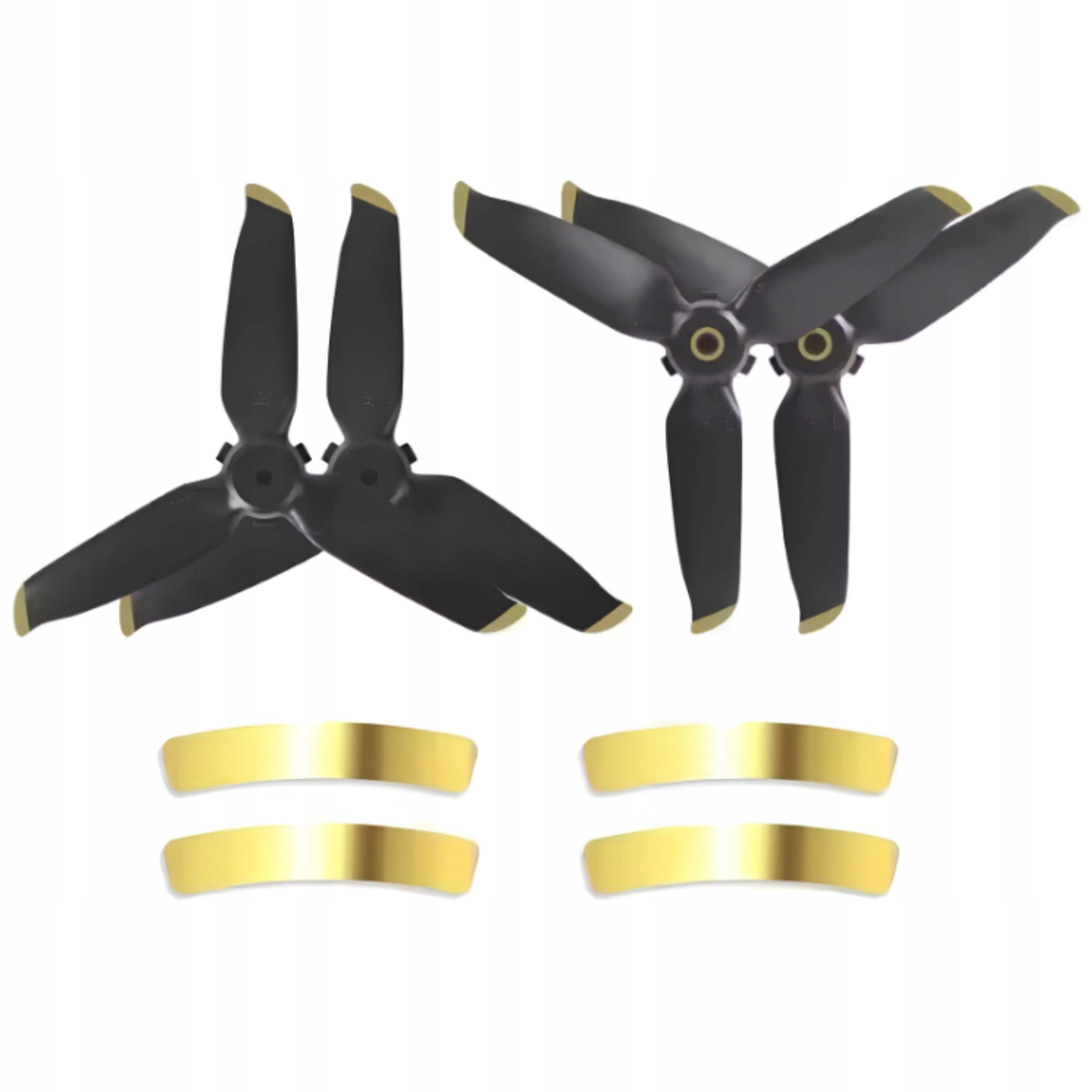 Set of 4 Propellers for DJI FPV COMBO DRONE CODE 5328S GOLD Set Accessories