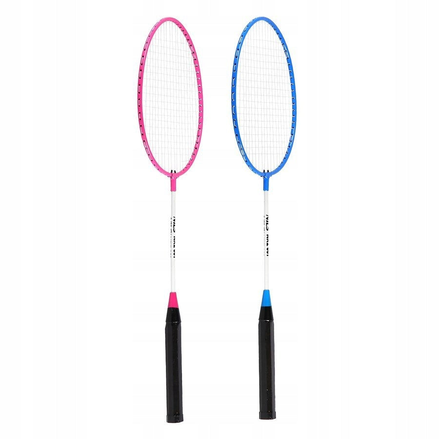Set of 4 Rockets + 5 Nylon Darts for Recreational Game in Badminton Color multicolor