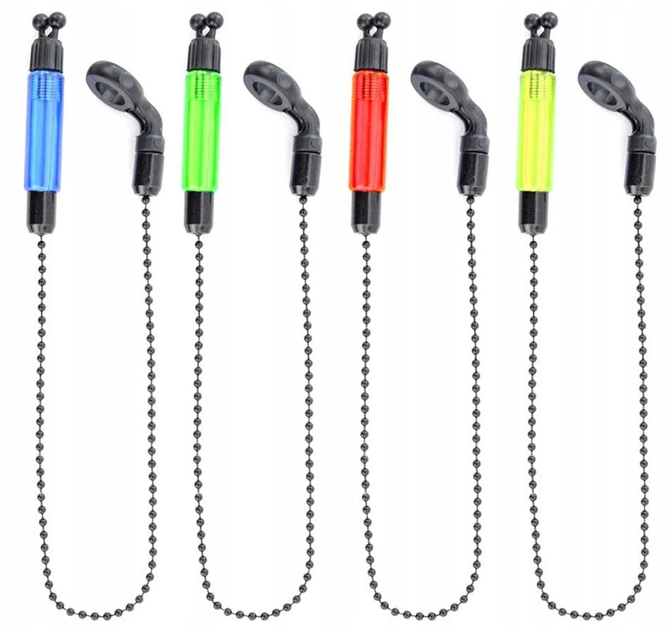 Set of 4 bite alarms for skylight swinger hanger Hirisi for carp