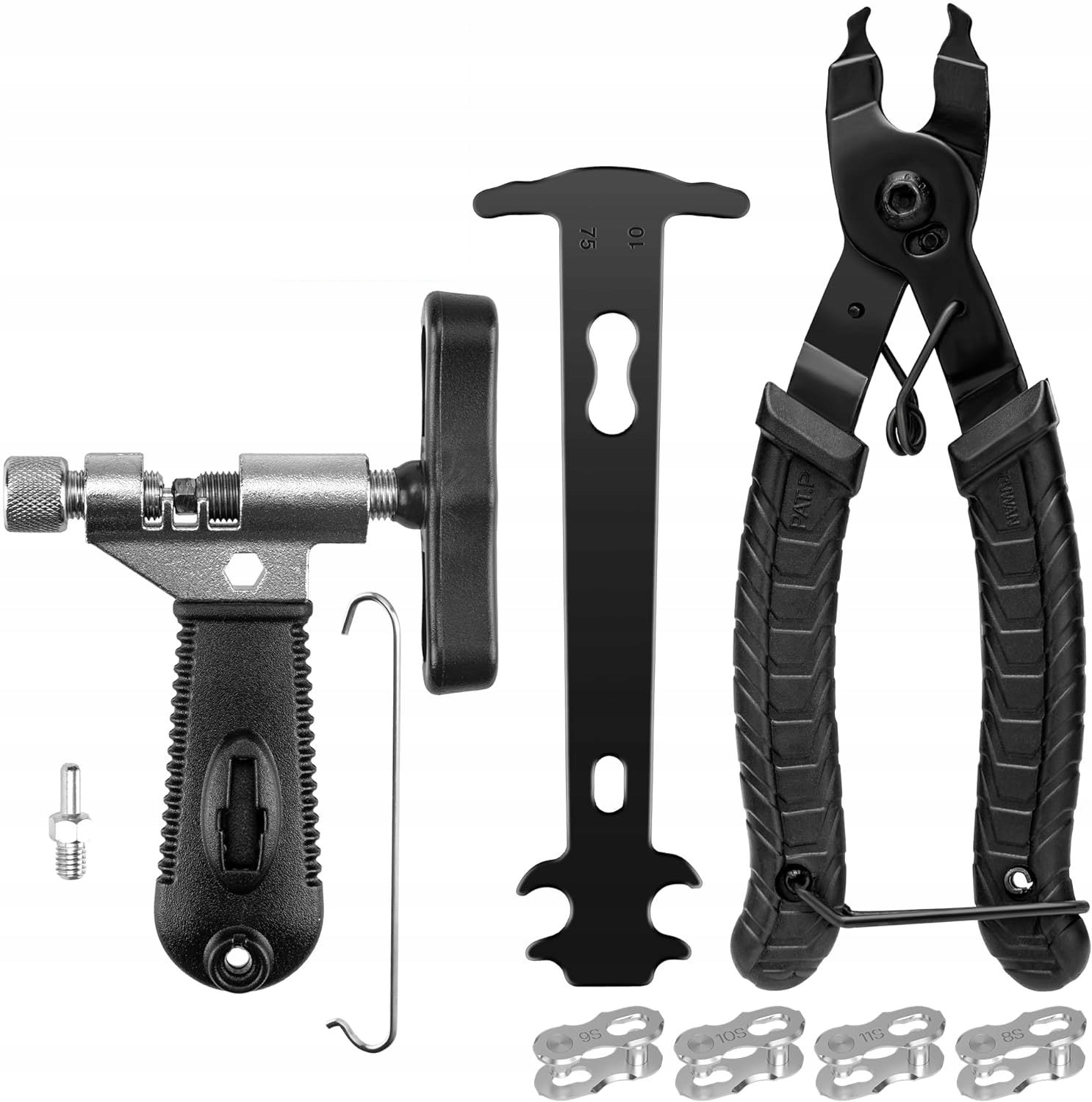 Set of 4in1 for bicycle chains. (6-11 gears) + inner tube patches