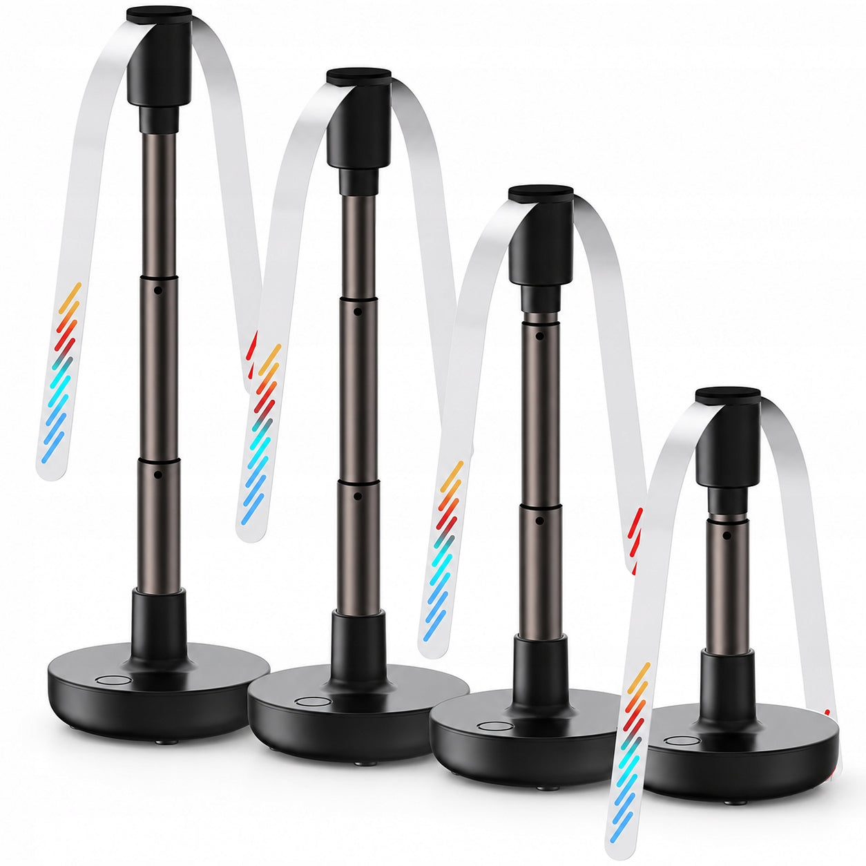 Set of 4pcs Windmill Quiet Mini Table Fan Insect Fly Repellent Packaging status original